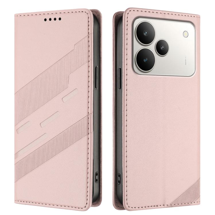 For Realme P4 5G Embossed Multi-functional Wallet Retro Leather Phone Case