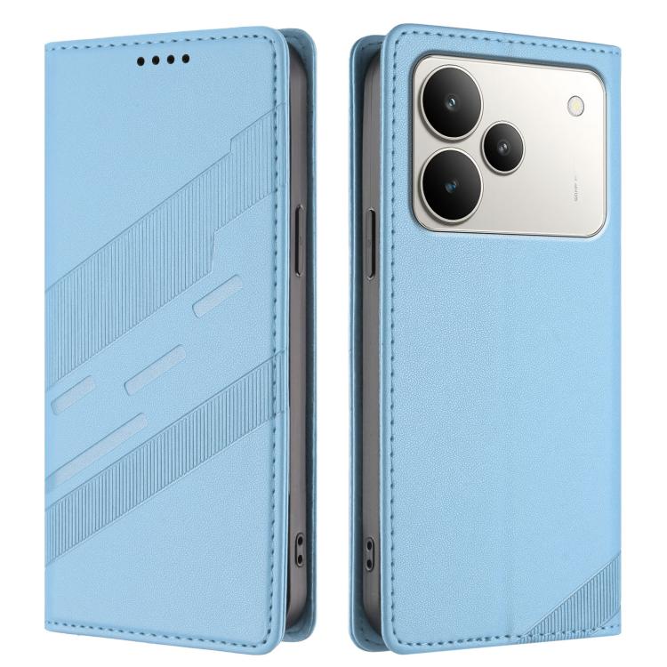 For Realme P4 5G Embossed Multi-functional Wallet Retro Leather Phone Case