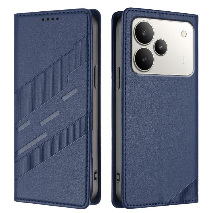 For Realme P4 5G Embossed Multi-functional Wallet Retro Leather Phone Case