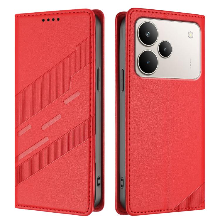 For Realme P4 Pro 5G Embossed Multi-functional Wallet Retro Leather Phone Case