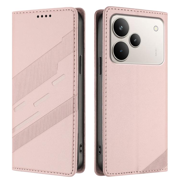 For Realme P4 Pro 5G Embossed Multi-functional Wallet Retro Leather Phone Case