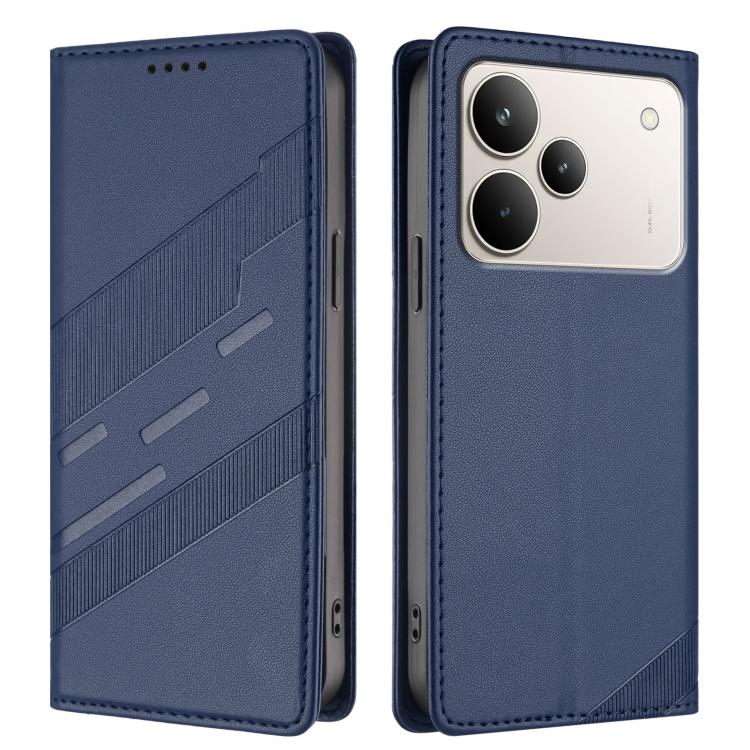 For Realme P4 Pro 5G Embossed Multi-functional Wallet Retro Leather Phone Case
