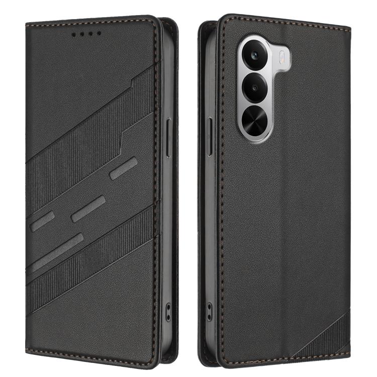 For Realme P4x 5G Embossed Multi-functional Wallet Retro Leather Phone Case
