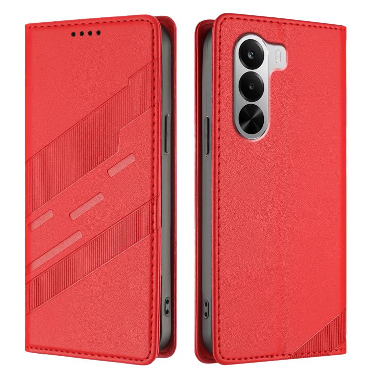 For Realme P4x 5G Embossed Multi-functional Wallet Retro Leather Phone Case