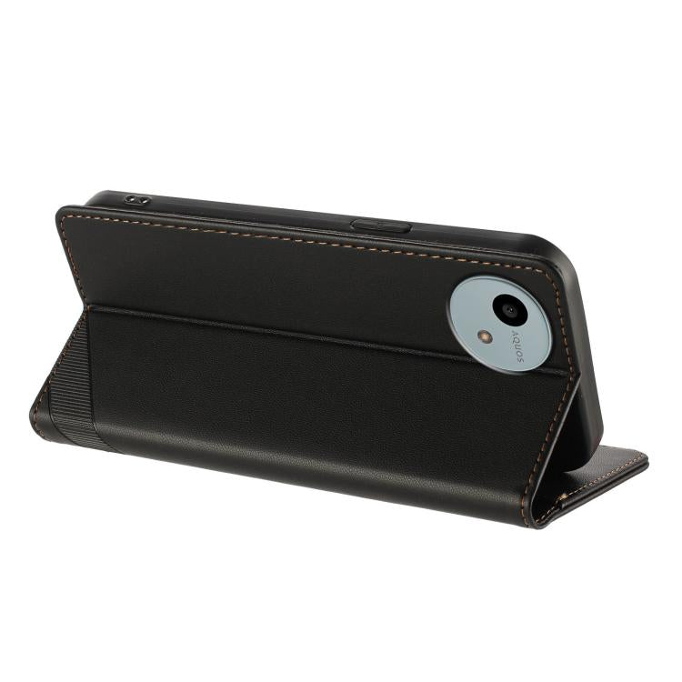 For Sharp Aquos Wish 4 Embossed Multi-functional Wallet Retro Leather Phone Case