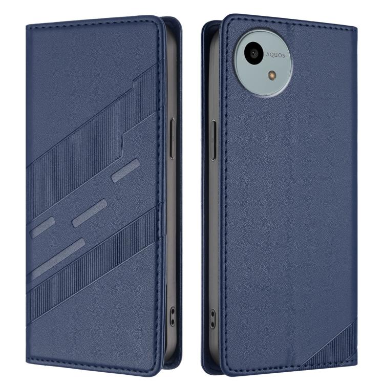 For Sharp Aquos Wish 4 Embossed Multi-functional Wallet Retro Leather Phone Case