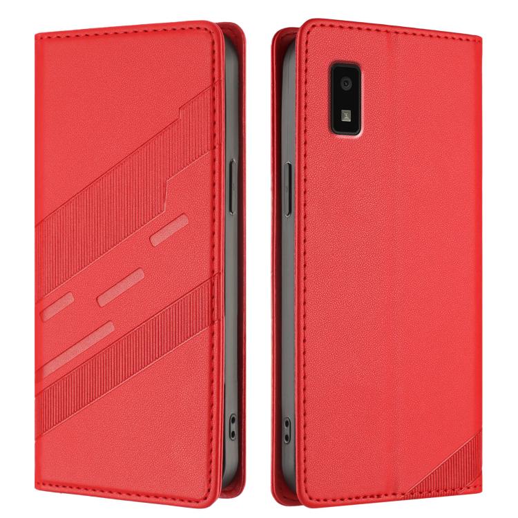 For Sharp Aquos Wish2 Embossed Multi-functional Wallet Retro Leather Phone Case