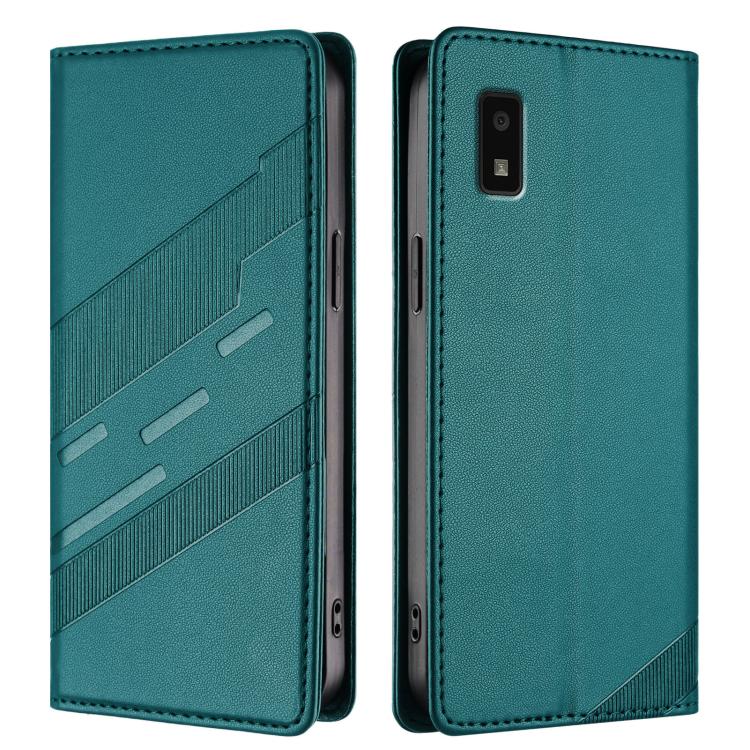 For Sharp Aquos Wish2 Embossed Multi-functional Wallet Retro Leather Phone Case