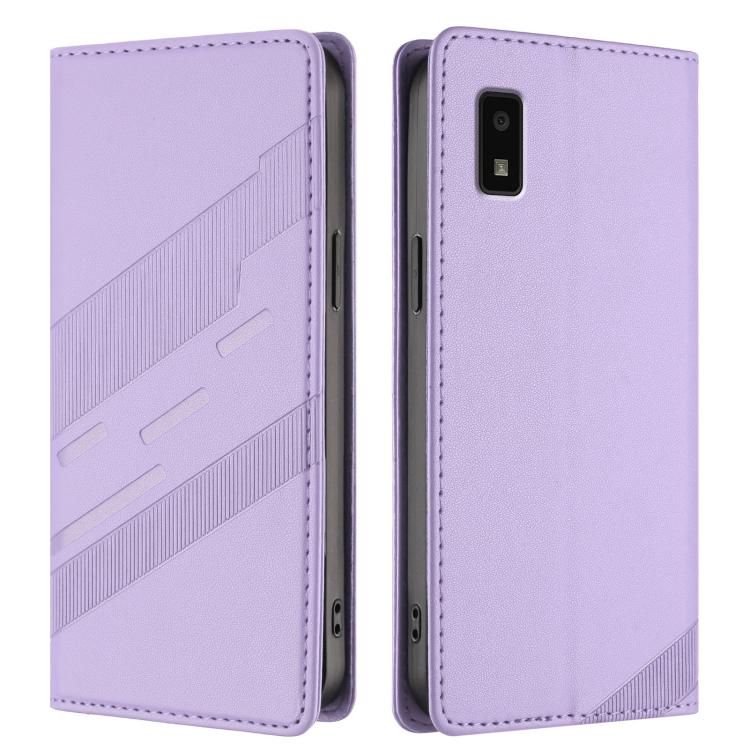 For Sharp Aquos Wish2 Embossed Multi-functional Wallet Retro Leather Phone Case