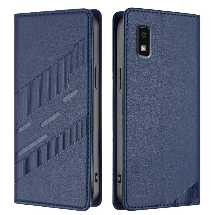 For Sharp Aquos Wish 3 Embossed Multi-functional Wallet Retro Leather Phone Case