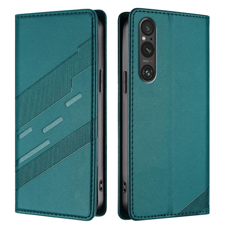 For Sony Xperia 1 V 2023 Embossed Multi-functional Wallet Retro Leather Phone Case