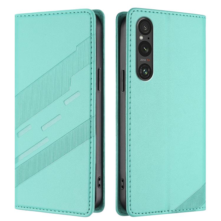 For Sony Xperia 1 V 2023 Embossed Multi-functional Wallet Retro Leather Phone Case