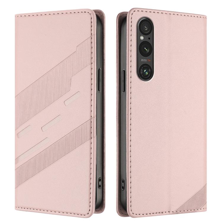 For Sony Xperia 1 V 2023 Embossed Multi-functional Wallet Retro Leather Phone Case