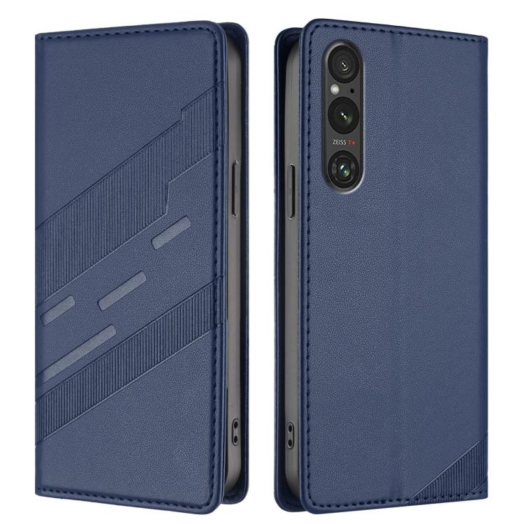 For Sony Xperia 1 V 2023 Embossed Multi-functional Wallet Retro Leather Phone Case