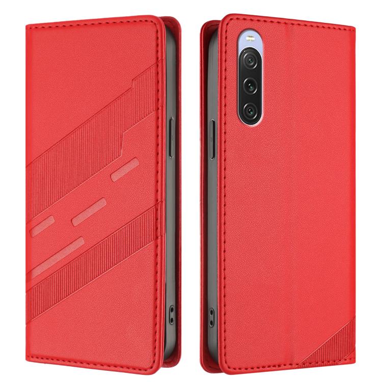 For Sony Xperia 10 V 2023 Embossed Multi-functional Wallet Retro Leather Phone Case