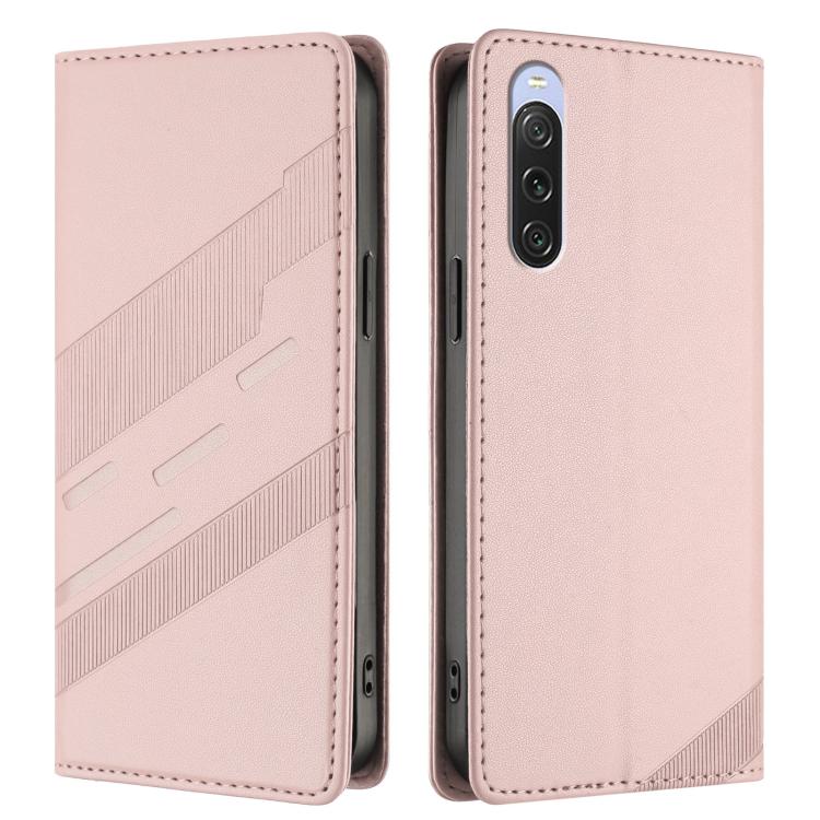 For Sony Xperia 10 V 2023 Embossed Multi-functional Wallet Retro Leather Phone Case