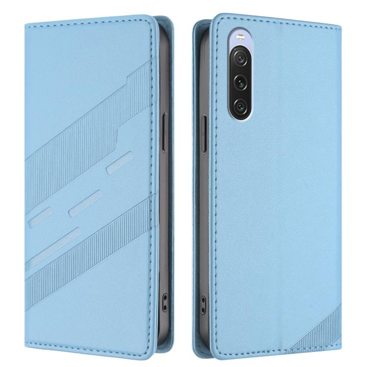 For Sony Xperia 10 V 2023 Embossed Multi-functional Wallet Retro Leather Phone Case