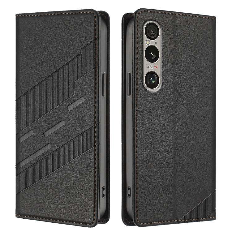 For Sony Xperia 1 VI 2024 Embossed Multi-functional Wallet Retro Leather Phone Case