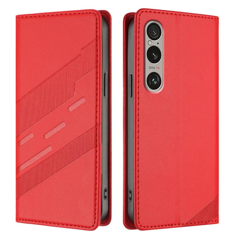 For Sony Xperia 1 VI 2024 Embossed Multi-functional Wallet Retro Leather Phone Case