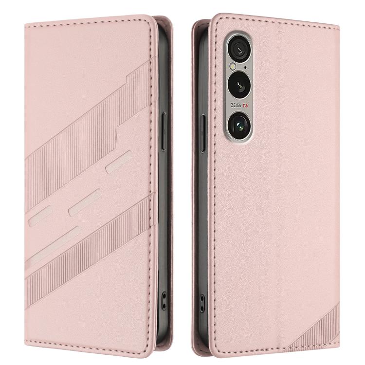 For Sony Xperia 1 VI 2024 Embossed Multi-functional Wallet Retro Leather Phone Case