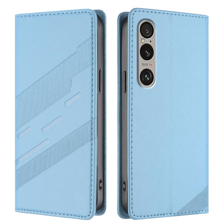 For Sony Xperia 1 VI 2024 Embossed Multi-functional Wallet Retro Leather Phone Case