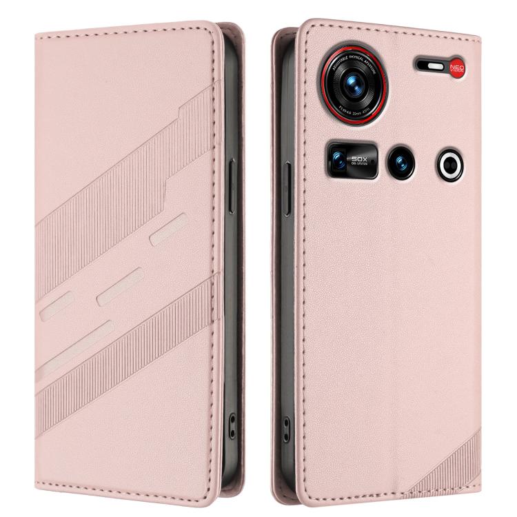 For ZTE nubia Z70 Ultra Embossed Multi-functional Wallet Retro Leather Phone Case
