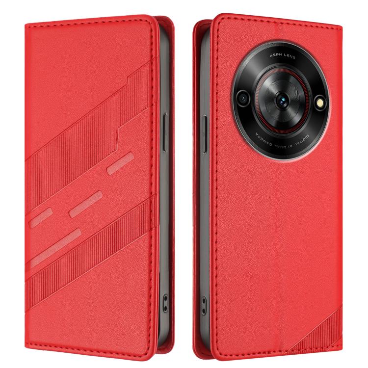 For ZTE Blade A75 5G Embossed Multi-functional Wallet Retro Leather Phone Case