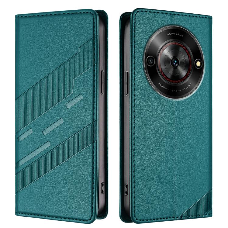 For ZTE Blade A75 5G Embossed Multi-functional Wallet Retro Leather Phone Case