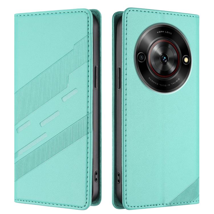 For ZTE Blade A75 5G Embossed Multi-functional Wallet Retro Leather Phone Case