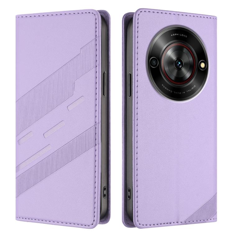 For ZTE Blade A75 5G Embossed Multi-functional Wallet Retro Leather Phone Case