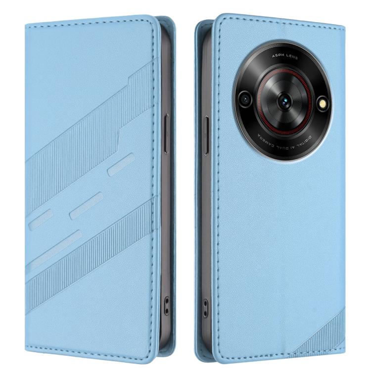 For ZTE Blade A75 5G Embossed Multi-functional Wallet Retro Leather Phone Case