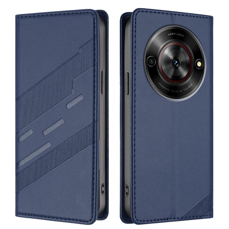 For ZTE Blade A75 5G Embossed Multi-functional Wallet Retro Leather Phone Case