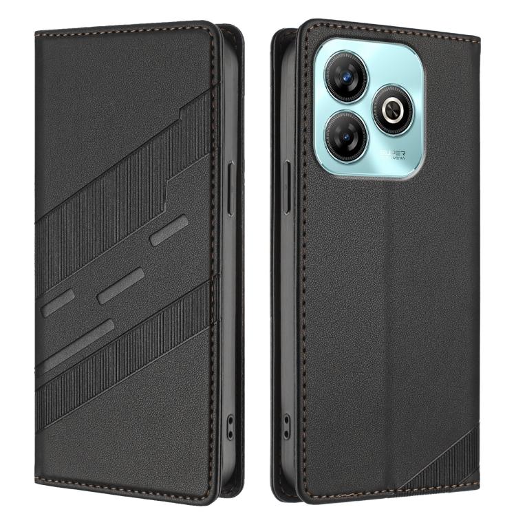 For ZTE Blade A75 4G / Z2359 Embossed Multi-functional Wallet Retro Leather Phone Case