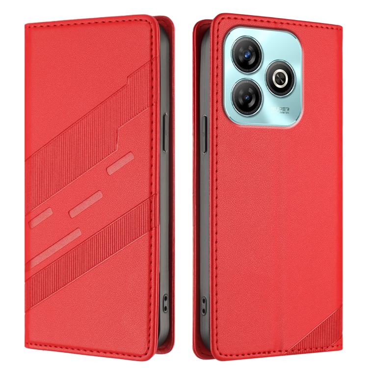 For ZTE Blade A75 4G / Z2359 Embossed Multi-functional Wallet Retro Leather Phone Case