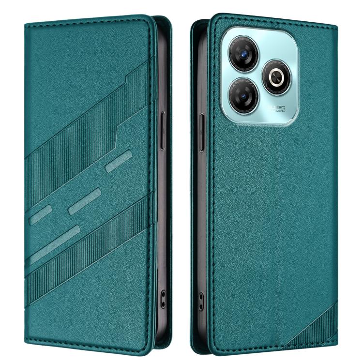 For ZTE Blade A75 4G / Z2359 Embossed Multi-functional Wallet Retro Leather Phone Case