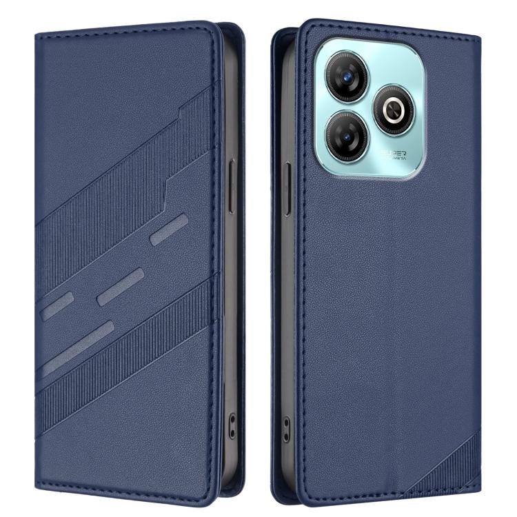 For ZTE Blade A75 4G / Z2359 Embossed Multi-functional Wallet Retro Leather Phone Case