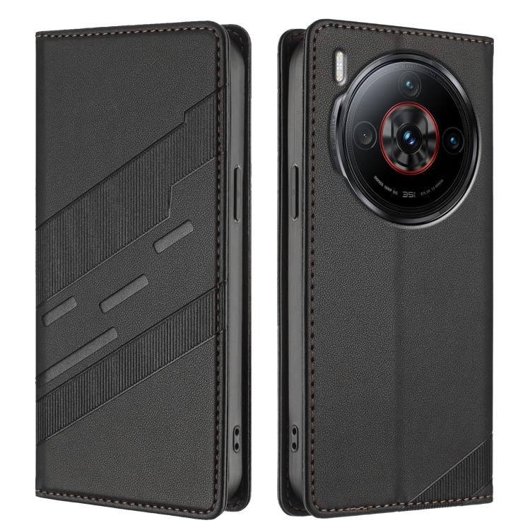 For ZTE nubia Z60S Pro 5G Embossed Multi-functional Wallet Retro Leather Phone Case
