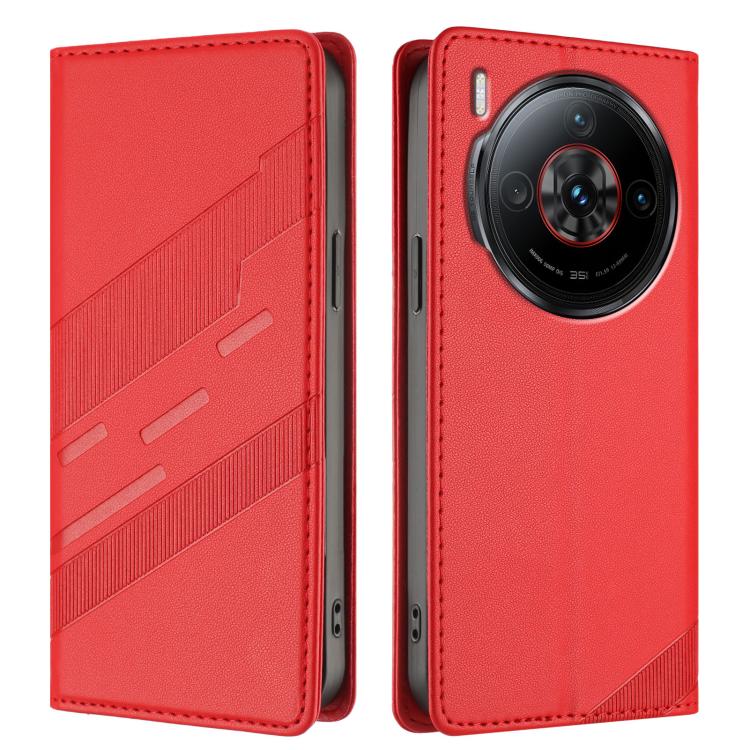 For ZTE nubia Z60S Pro 5G Embossed Multi-functional Wallet Retro Leather Phone Case