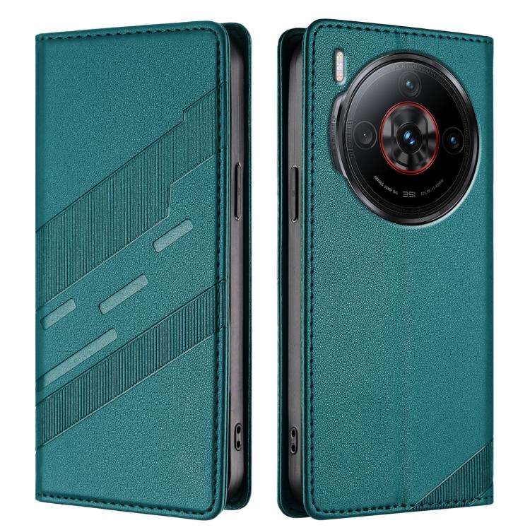 For ZTE nubia Z60S Pro 5G Embossed Multi-functional Wallet Retro Leather Phone Case