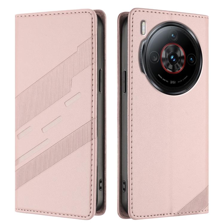 For ZTE nubia Z60S Pro 5G Embossed Multi-functional Wallet Retro Leather Phone Case