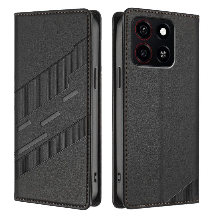 For ZTE Blade A35 / A55 Embossed Multi-functional Wallet Retro Leather Phone Case