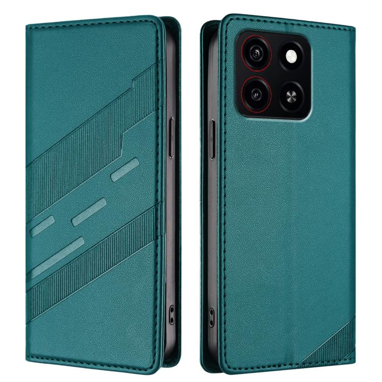 For ZTE Blade A35 / A55 Embossed Multi-functional Wallet Retro Leather Phone Case