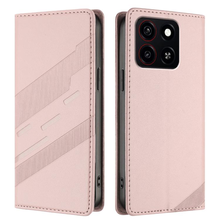 For ZTE Blade A35 / A55 Embossed Multi-functional Wallet Retro Leather Phone Case