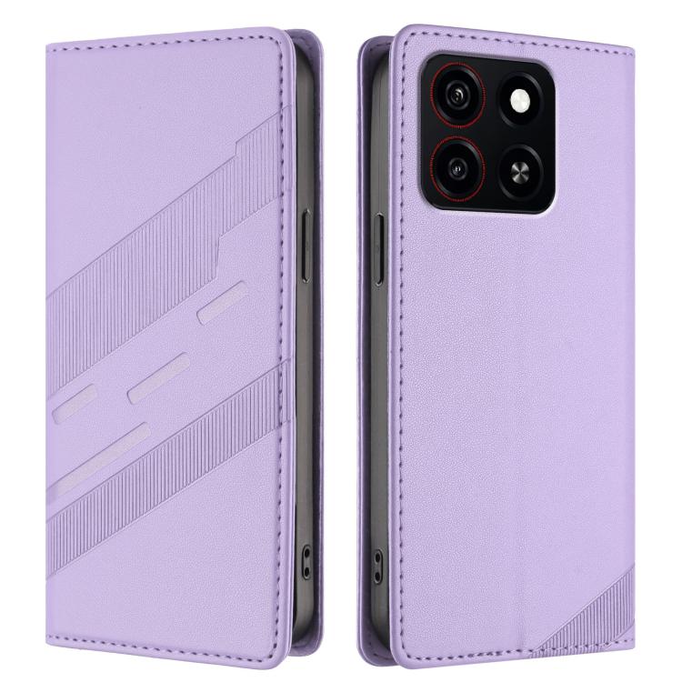 For ZTE Blade A35 / A55 Embossed Multi-functional Wallet Retro Leather Phone Case