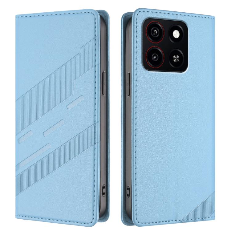 For ZTE Blade A35 / A55 Embossed Multi-functional Wallet Retro Leather Phone Case