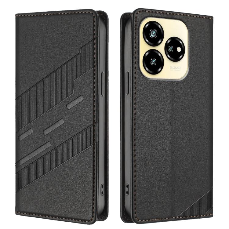 For ZTE Axon 60 Lite Embossed Multi-functional Wallet Retro Leather Phone Case