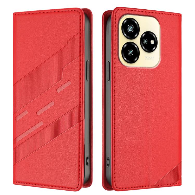 For ZTE Axon 60 Lite Embossed Multi-functional Wallet Retro Leather Phone Case
