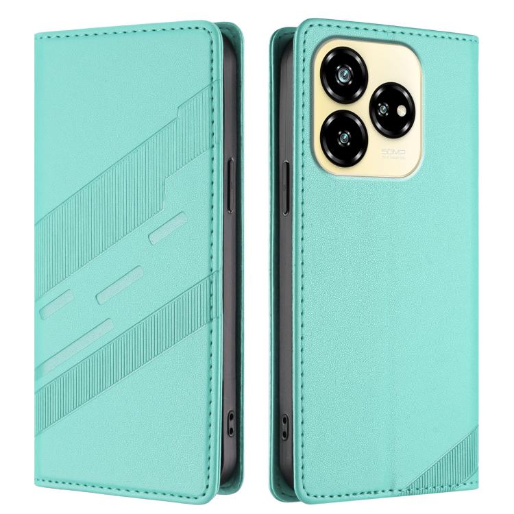 For ZTE Axon 60 Lite Embossed Multi-functional Wallet Retro Leather Phone Case