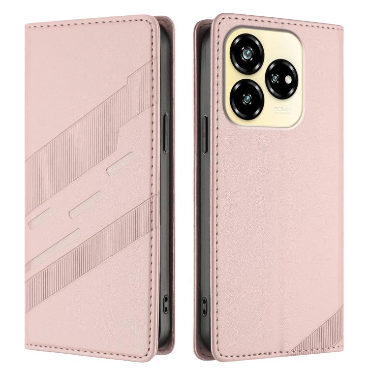 For ZTE Axon 60 Lite Embossed Multi-functional Wallet Retro Leather Phone Case