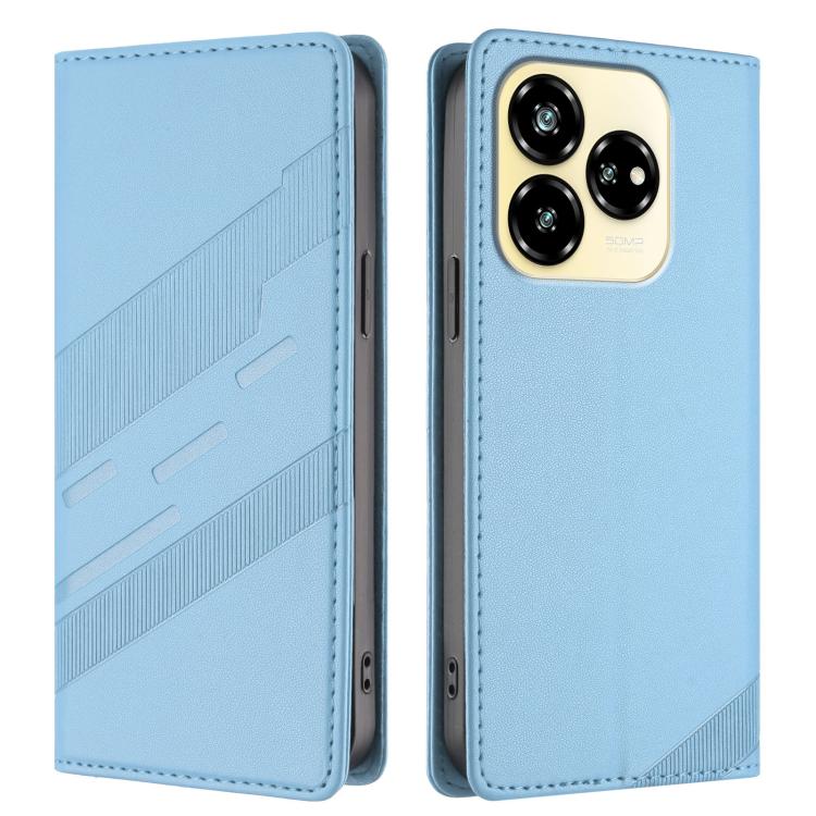For ZTE Axon 60 Lite Embossed Multi-functional Wallet Retro Leather Phone Case